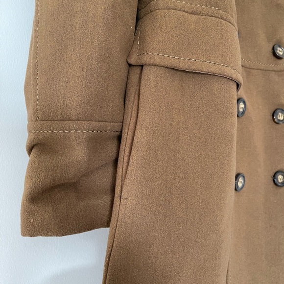 Caramel double breasted trench coat - Picture 5 of 5